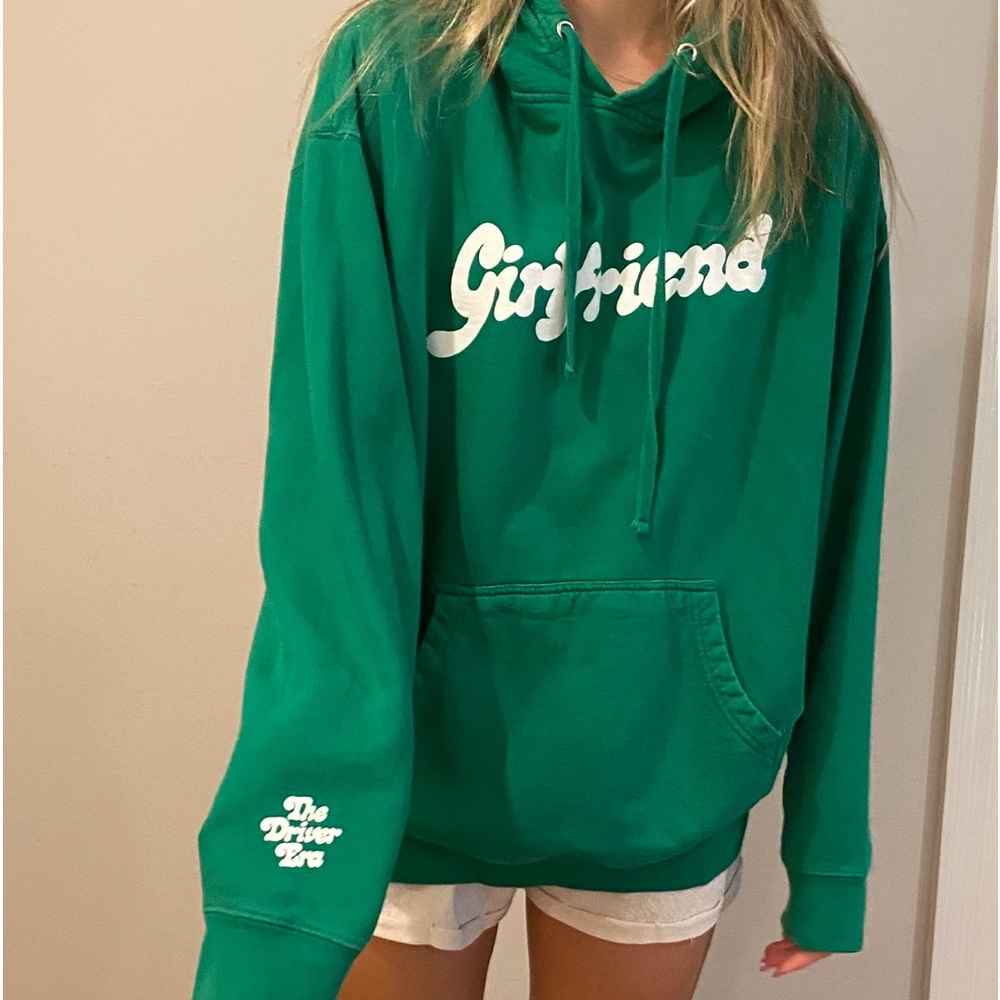 Authentic The Driver Era “Girlfriend” sweatshirt from the 2021 girlfriend tour.
